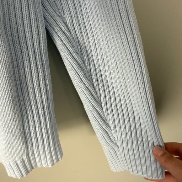 Vintage Y2K St. John’s Bay Quarter Zip Knitted Sweater Women’s Size XL Blue - Picture 4 of 7